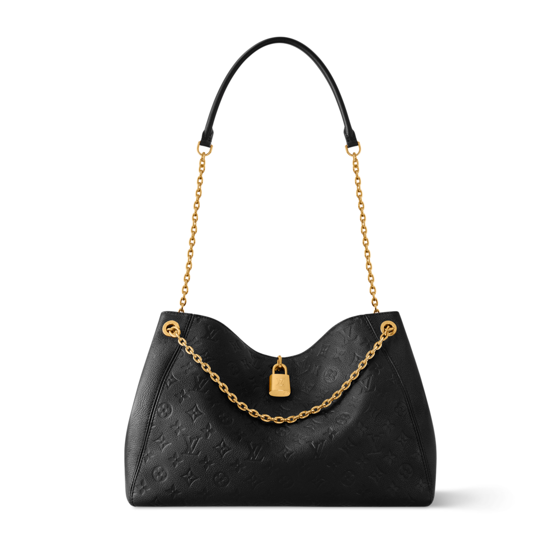 ＭＭ１８【Luis Vuitton】 Bolsa Anytime MM Couro Monogram Empreinte - Bolsas | LOUIS VUITTON ®